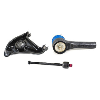 Mevotech® - Supreme™ Front Passenger Side Lower Control Arm with Ball Joint and Tie Rod End Kit