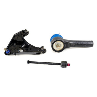 Mevotech® - Supreme™ Front Passenger Side Lower Control Arm with Ball Joint and Tie Rod End Kit