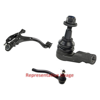 Mevotech® - Supreme™ Front Passenger Side Lower Control Arm with Ball Joint and Tie Rod End Kit