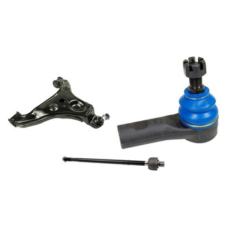 Mevotech® - Supreme™ Front Passenger Side Lower Control Arm with Ball Joint and Tie Rod End Kit