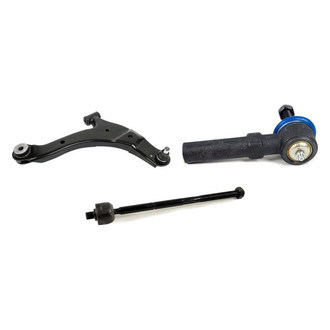Mevotech® - Supreme™ Front Passenger Side Lower Control Arm with Ball Joint and Tie Rod End Kit