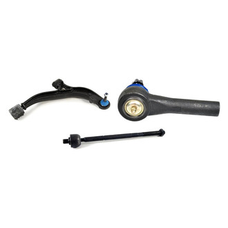 Mevotech® - Supreme™ Front Passenger Side Lower Control Arm with Ball Joint and Tie Rod End Kit