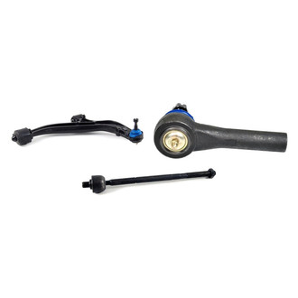 Mevotech® - Supreme™ Front Passenger Side Lower Control Arm with Ball Joint and Tie Rod End Kit