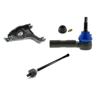 Mevotech® - Supreme™ Front Passenger Side Lower Control Arm with Ball Joint and Tie Rod End Kit