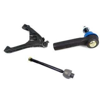 Mevotech® - Supreme™ Front Passenger Side Lower Control Arm with Ball Joint and Tie Rod End Kit
