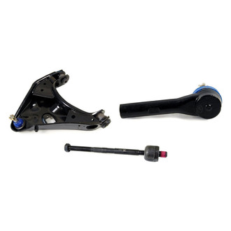 Mevotech® - Supreme™ Front Passenger Side Lower Control Arm with Ball Joint and Tie Rod End Kit