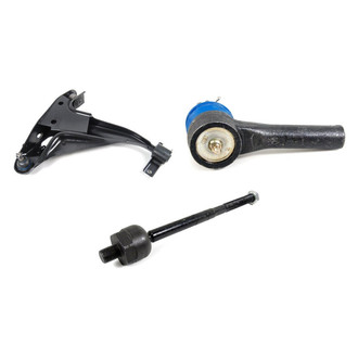 Mevotech® - Supreme™ Front Passenger Side Lower Control Arm with Ball Joint and Tie Rod End Kit