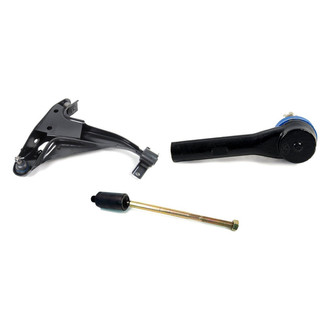 Mevotech® - Supreme™ Front Passenger Side Lower Control Arm with Ball Joint and Tie Rod End Kit