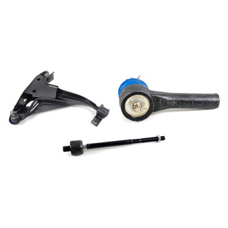 Mevotech® - Supreme™ Front Passenger Side Lower Control Arm with Ball Joint and Tie Rod End Kit