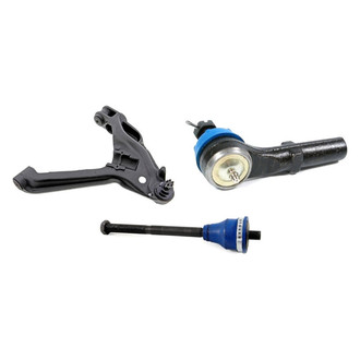 Mevotech® - Supreme™ Front Passenger Side Lower Control Arm with Ball Joint and Tie Rod End Kit