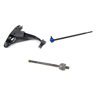 Mevotech® - Supreme™ Front Passenger Side Lower Control Arm with Ball Joint and Tie Rod End Kit