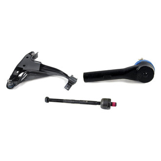 Mevotech® - Supreme™ Front Passenger Side Lower Control Arm with Ball Joint and Tie Rod End Kit