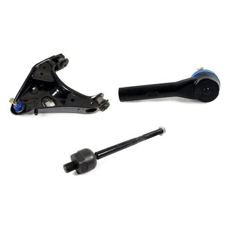 Mevotech® - Supreme™ Front Passenger Side Lower Control Arm with Ball Joint and Tie Rod End Kit