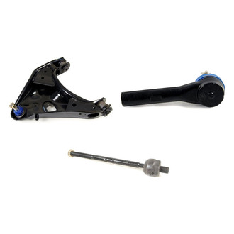 Mevotech® - Supreme™ Front Passenger Side Lower Control Arm with Ball Joint and Tie Rod End Kit