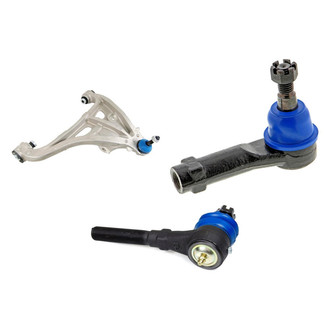 Mevotech® - Supreme™ Front Passenger Side Lower Control Arm with Ball Joint and Tie Rod End Kit