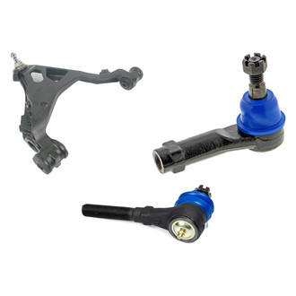 Mevotech® - Supreme™ Front Passenger Side Lower Control Arm with Ball Joint and Tie Rod End Kit