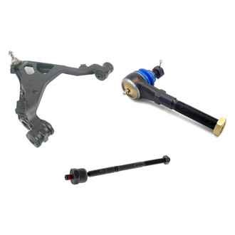 Mevotech® - Supreme™ Front Passenger Side Lower Control Arm with Ball Joint and Tie Rod End Kit