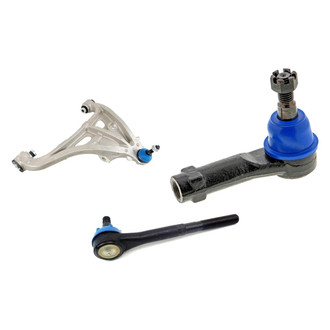 Mevotech® - Supreme™ Front Passenger Side Lower Control Arm with Ball Joint and Tie Rod End Kit