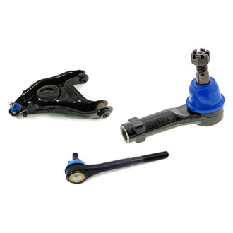 Mevotech® - Supreme™ Front Passenger Side Lower Control Arm with Ball Joint and Tie Rod End Kit