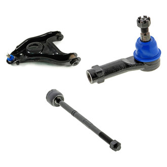 Mevotech® - Supreme™ Front Passenger Side Lower Control Arm with Ball Joint and Tie Rod End Kit