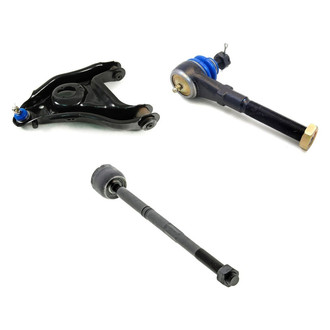 Mevotech® - Supreme™ Front Passenger Side Lower Control Arm with Ball Joint and Tie Rod End Kit