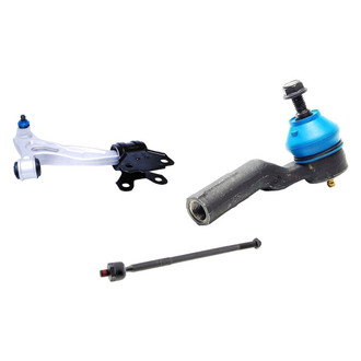 Mevotech® - Supreme™ Front Passenger Side Lower Control Arm with Ball Joint and Tie Rod End Kit