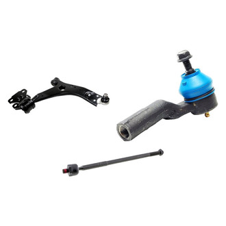 Mevotech® - Supreme™ Front Passenger Side Lower Control Arm with Ball Joint and Tie Rod End Kit