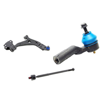 Mevotech® - Supreme™ Front Passenger Side Lower Control Arm with Ball Joint and Tie Rod End Kit