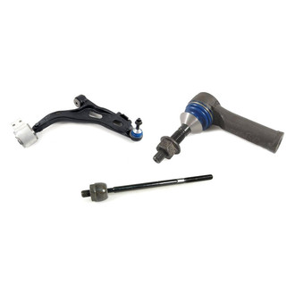 Mevotech® - Supreme™ Front Passenger Side Lower Control Arm with Ball Joint and Tie Rod End Kit