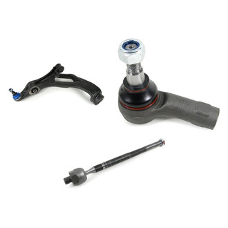 Mevotech® - Supreme™ Front Passenger Side Lower Control Arm with Ball Joint and Tie Rod End Kit