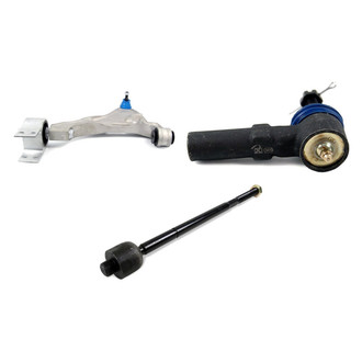 Mevotech® - Supreme™ Front Passenger Side Lower Control Arm with Ball Joint and Tie Rod End Kit