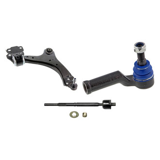 Mevotech® - Supreme™ Front Passenger Side Lower Control Arm with Ball Joint and Tie Rod End Kit