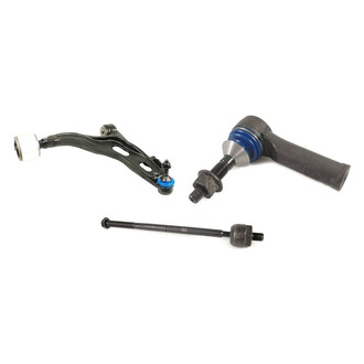 Mevotech® - Supreme™ Front Passenger Side Lower Control Arm with Ball Joint and Tie Rod End Kit