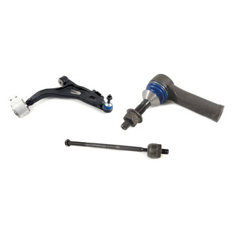 Mevotech® - Supreme™ Front Passenger Side Lower Control Arm with Ball Joint and Tie Rod End Kit