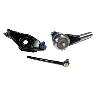 Mevotech® - Supreme™ Front Passenger Side Lower Control Arm with Ball Joint and Tie Rod End Kit