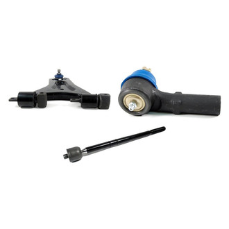Mevotech® - Supreme™ Front Passenger Side Lower Control Arm with Ball Joint and Tie Rod End Kit
