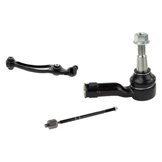 Mevotech® - Supreme™ Front Passenger Side Lower Control Arm with Ball Joint and Tie Rod End Kit