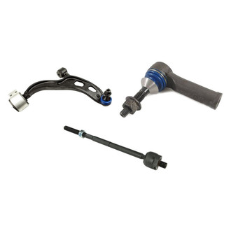 Mevotech® - Supreme™ Front Passenger Side Lower Control Arm with Ball Joint and Tie Rod End Kit