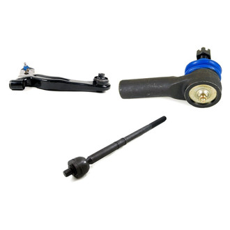 Mevotech® - Supreme™ Front Passenger Side Lower Control Arm with Ball Joint and Tie Rod End Kit
