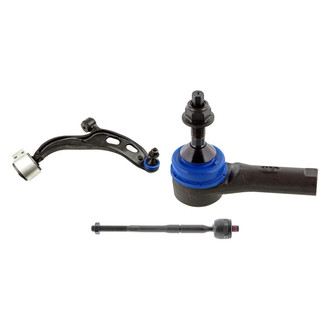 Mevotech® - Supreme™ Front Passenger Side Lower Control Arm with Ball Joint and Tie Rod End Kit