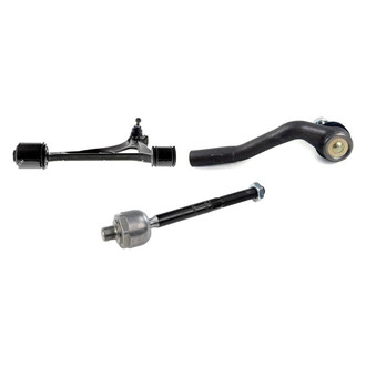 Mevotech® - Supreme™ Front Passenger Side Lower Control Arm with Ball Joint and Tie Rod End Kit