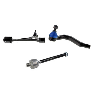 Mevotech® - Supreme™ Front Passenger Side Lower Control Arm with Ball Joint and Tie Rod End Kit
