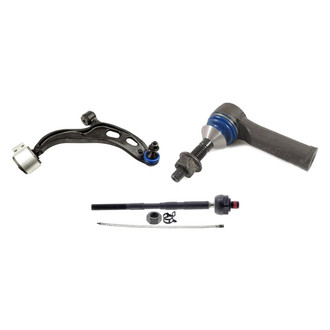 Mevotech® - Supreme™ Front Passenger Side Lower Control Arm with Ball Joint and Tie Rod End Kit