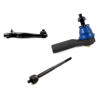 Mevotech® - Supreme™ Front Passenger Side Lower Control Arm with Ball Joint and Tie Rod End Kit