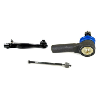 Mevotech® - Supreme™ Front Passenger Side Lower Control Arm with Ball Joint and Tie Rod End Kit