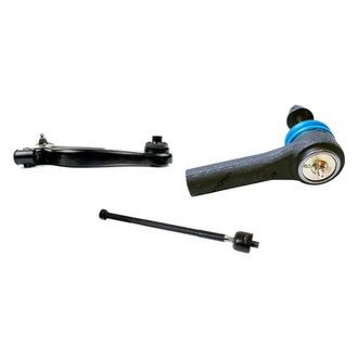 Mevotech® - Supreme™ Front Passenger Side Lower Control Arm with Ball Joint and Tie Rod End Kit