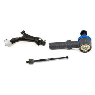 Mevotech® - Supreme™ Front Passenger Side Lower Control Arm with Ball Joint and Tie Rod End Kit
