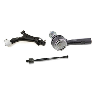 Mevotech® - Supreme™ Front Passenger Side Lower Control Arm with Ball Joint and Tie Rod End Kit