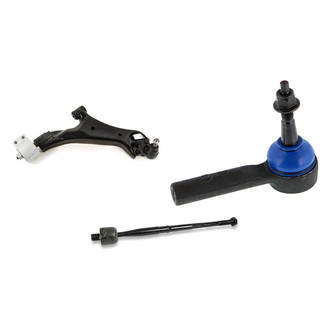 Mevotech® - Supreme™ Front Passenger Side Lower Control Arm with Ball Joint and Tie Rod End Kit