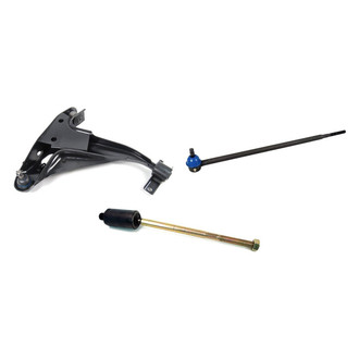 Mevotech® - Supreme™ Front Passenger Side Lower Control Arm with Ball Joint and Tie Rod End Kit